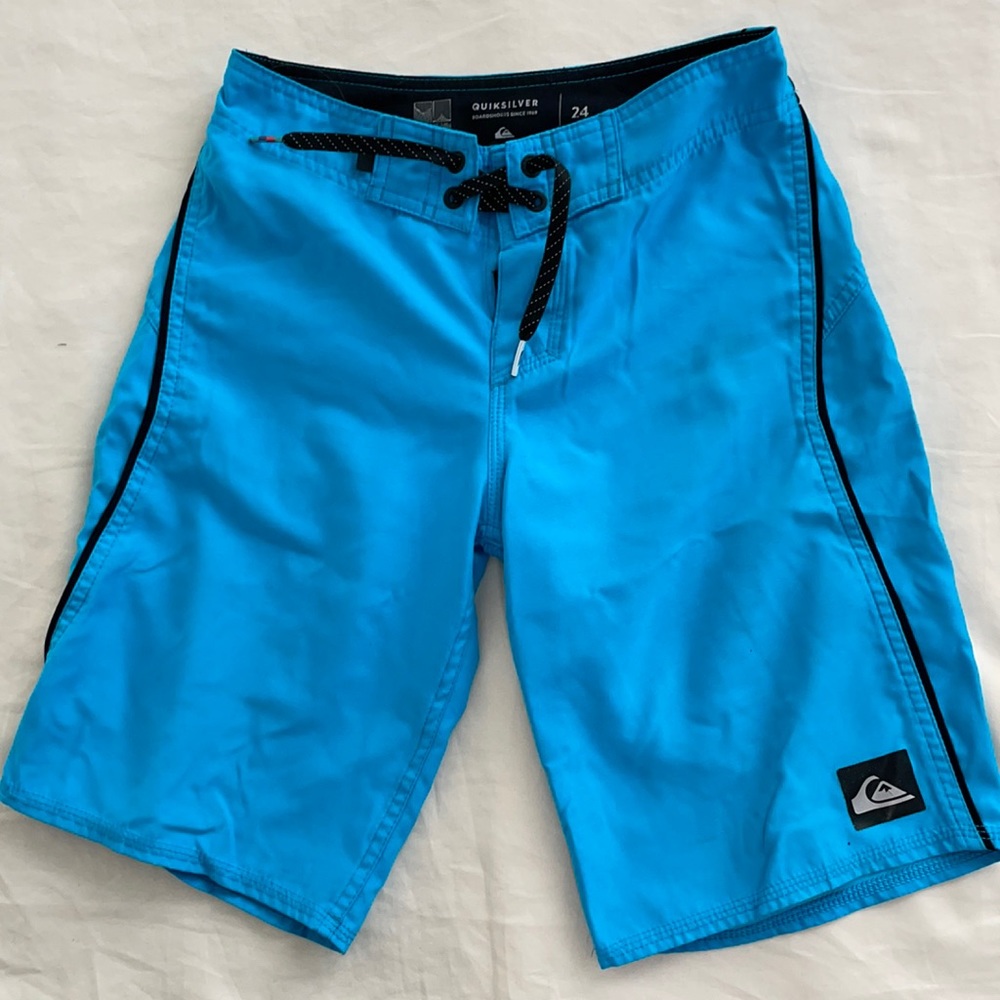 Quicksilver boys board shorts. 24” waist.